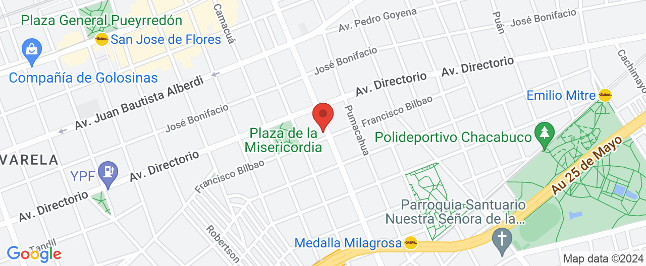 Mapa de la ubicación