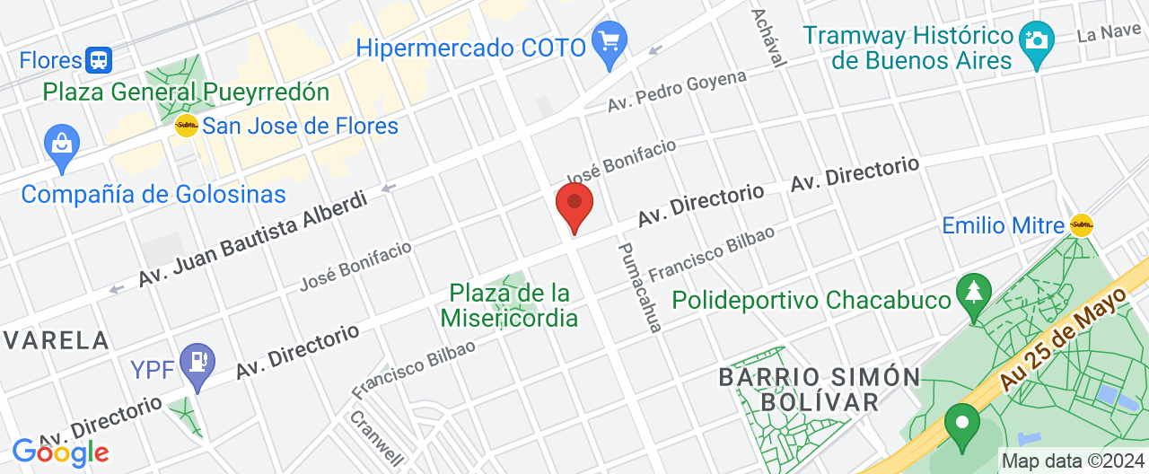 Mapa de la ubicación
