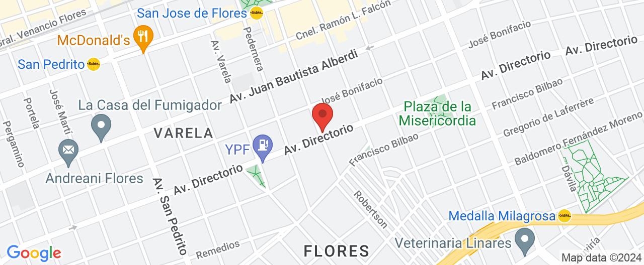 Mapa de la ubicación