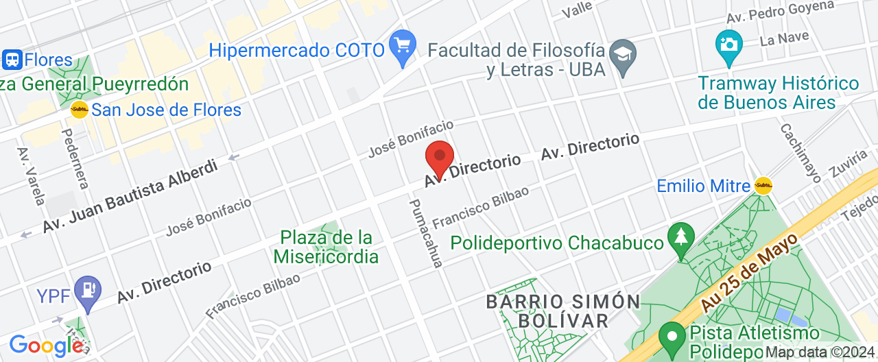 Mapa de la ubicación