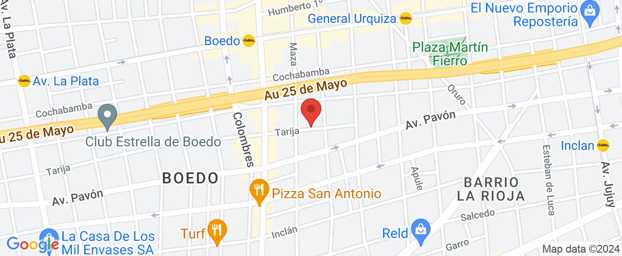 Mapa de la ubicación
