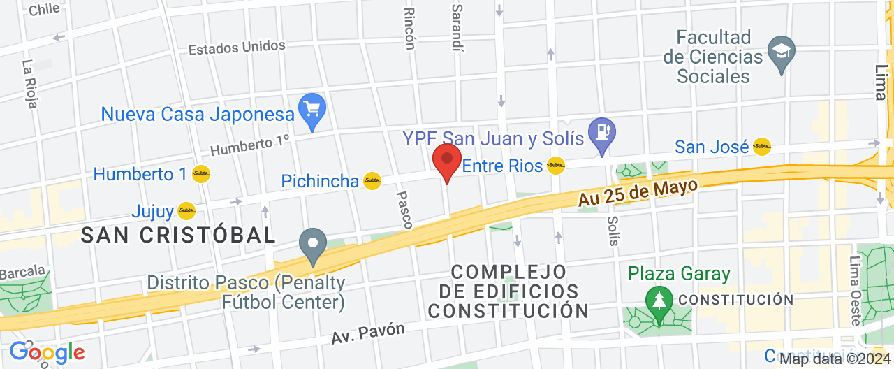 Mapa de la ubicación