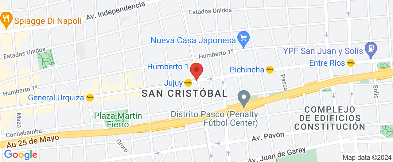 Mapa de la ubicación