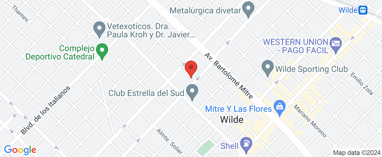 Mapa de la ubicación