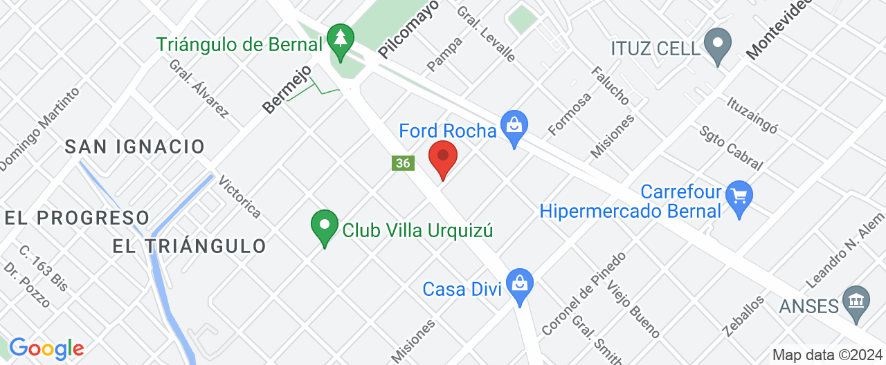 Mapa de la ubicación