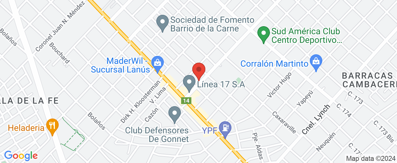 Mapa de la ubicación