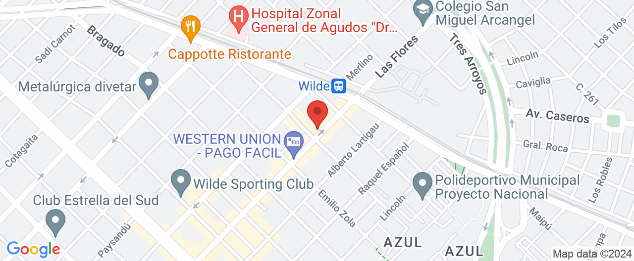 Mapa de la ubicación