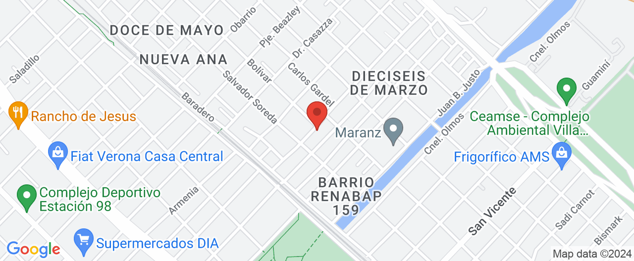 Mapa de la ubicación