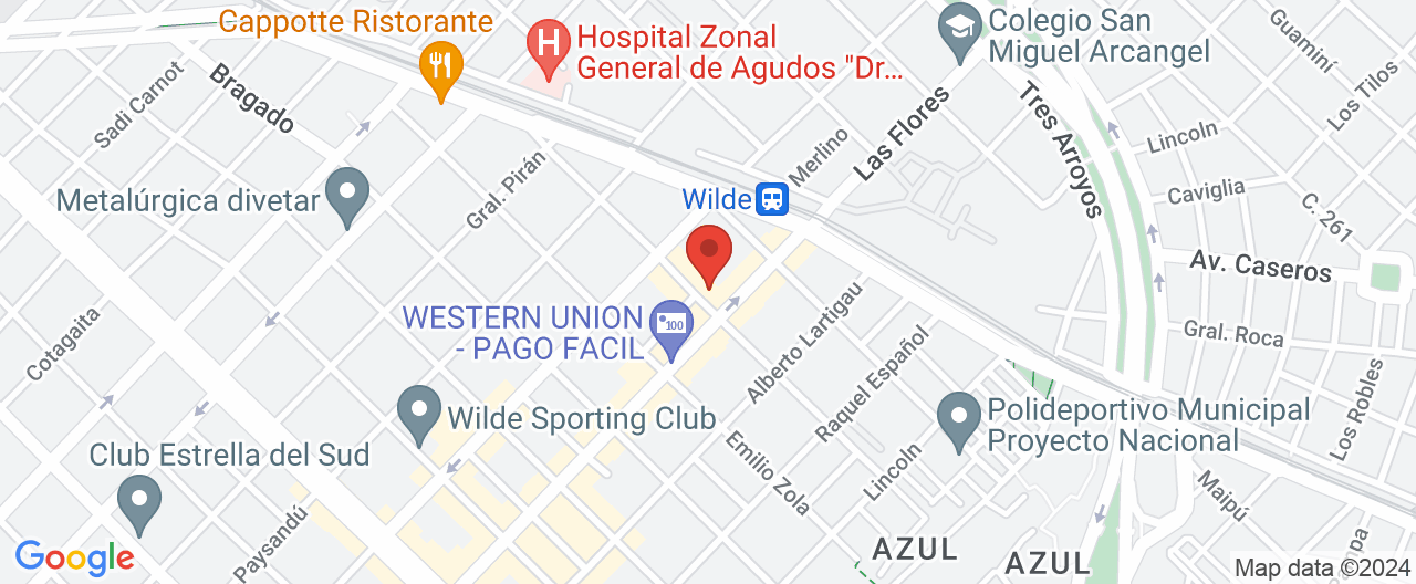 Mapa de la ubicación