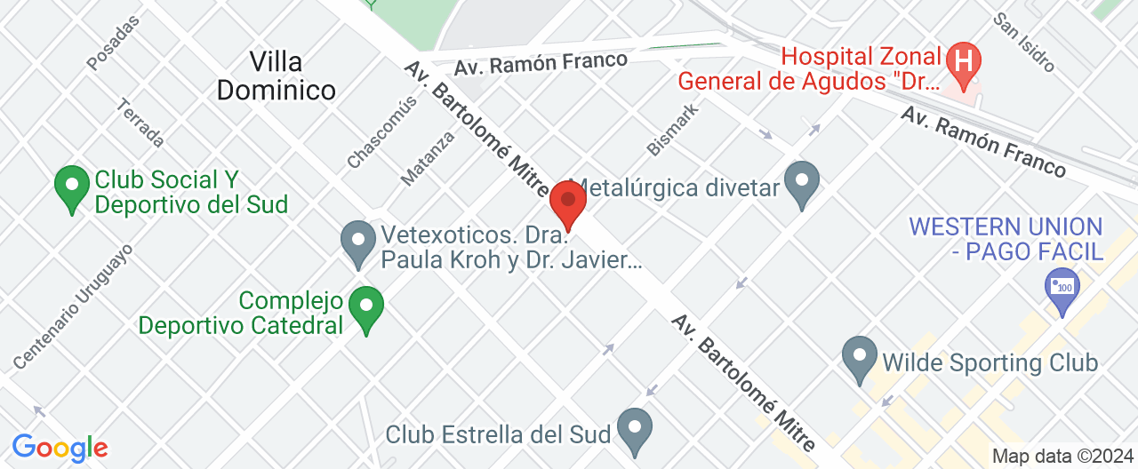 Mapa de la ubicación