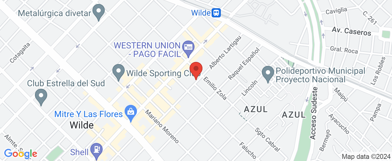 Mapa de la ubicación