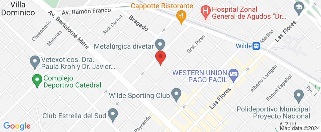 Mapa de la ubicación