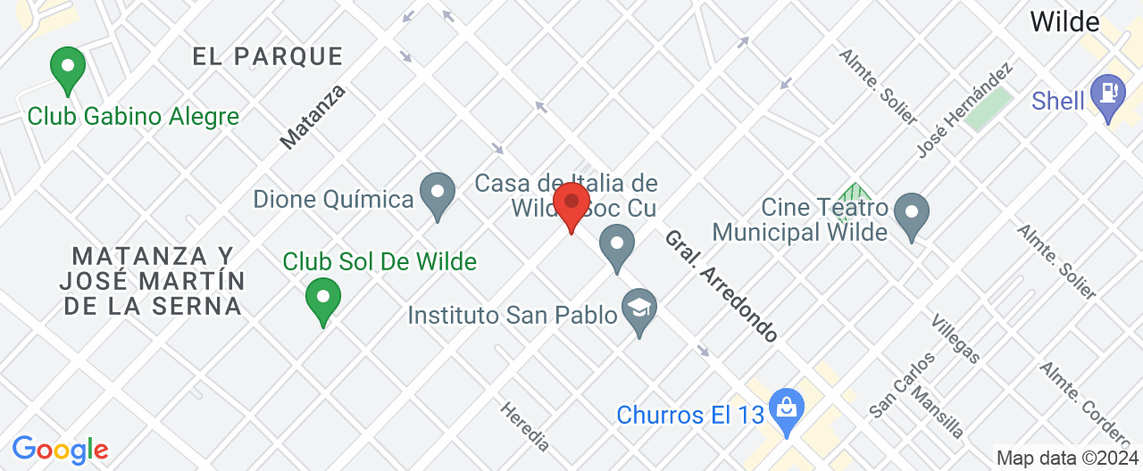 Mapa de la ubicación