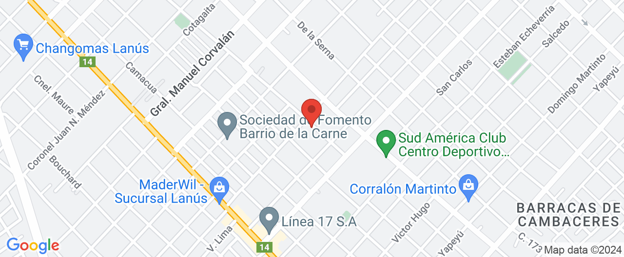 Mapa de la ubicación
