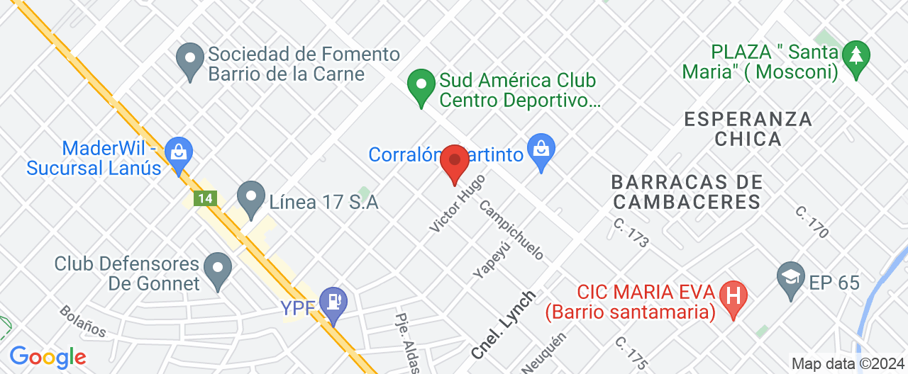 Mapa de la ubicación