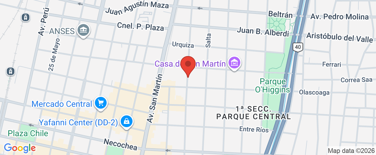 Mapa de la ubicación