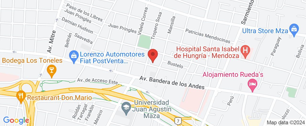 Mapa de la ubicación