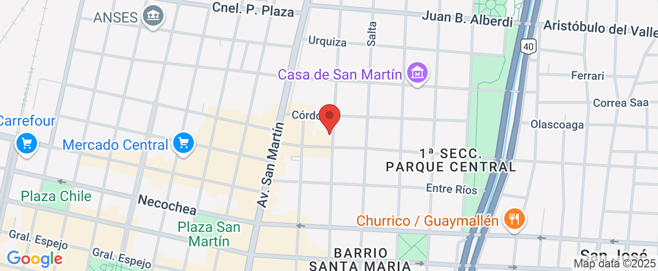 Mapa de la ubicación