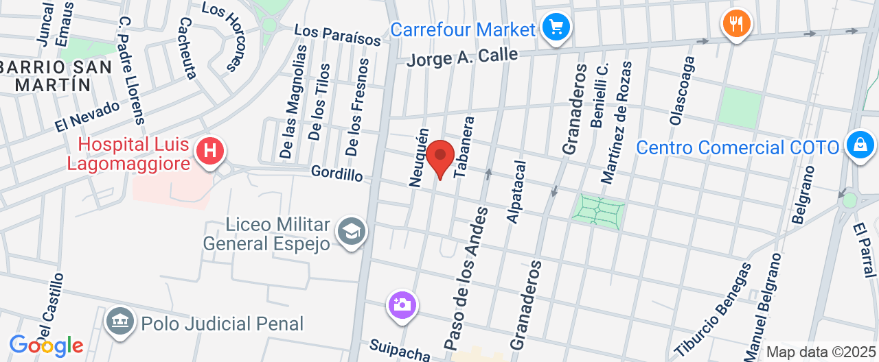 Mapa de la ubicación