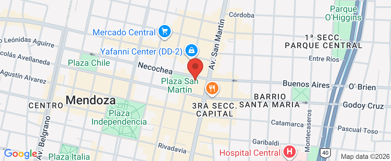 Mapa de la ubicación