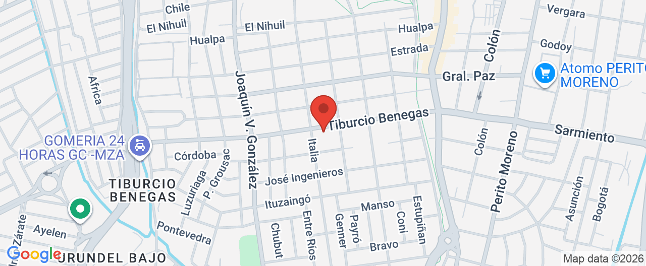 Mapa de la ubicación