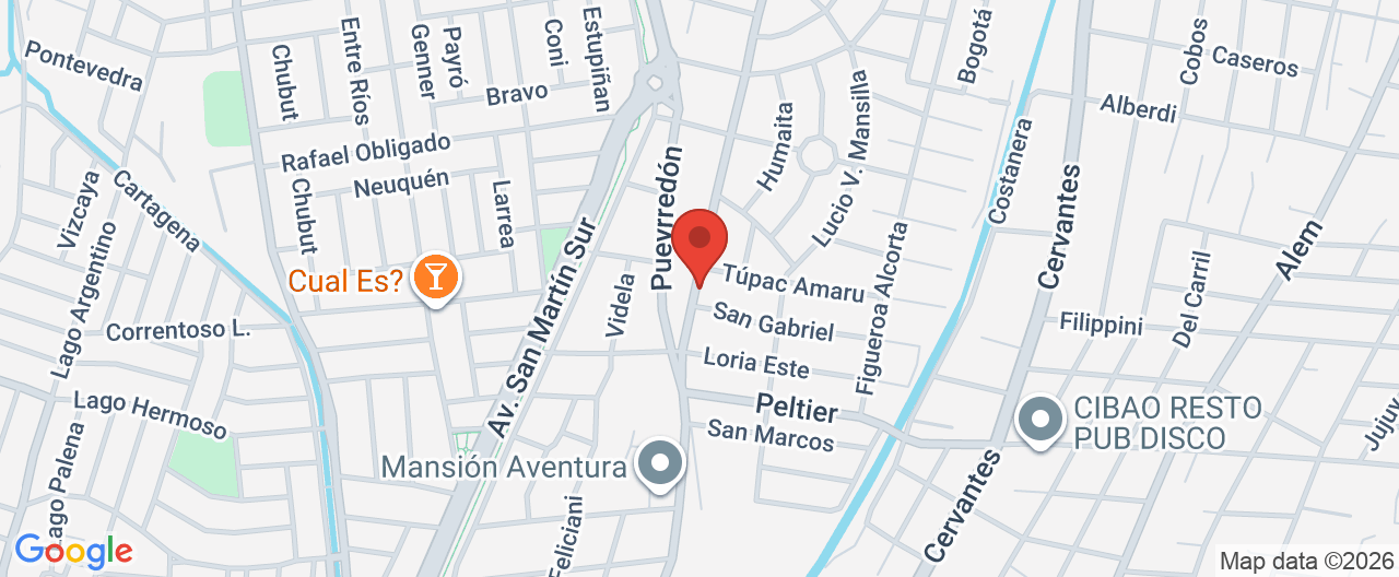 Mapa de la ubicación
