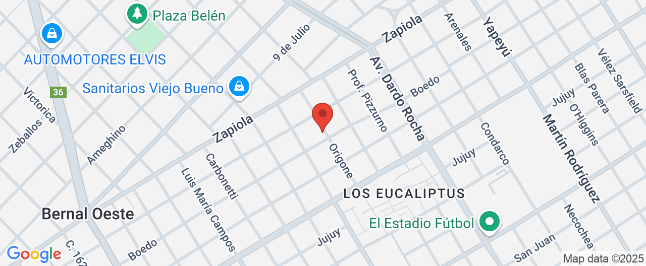 Mapa de la ubicación