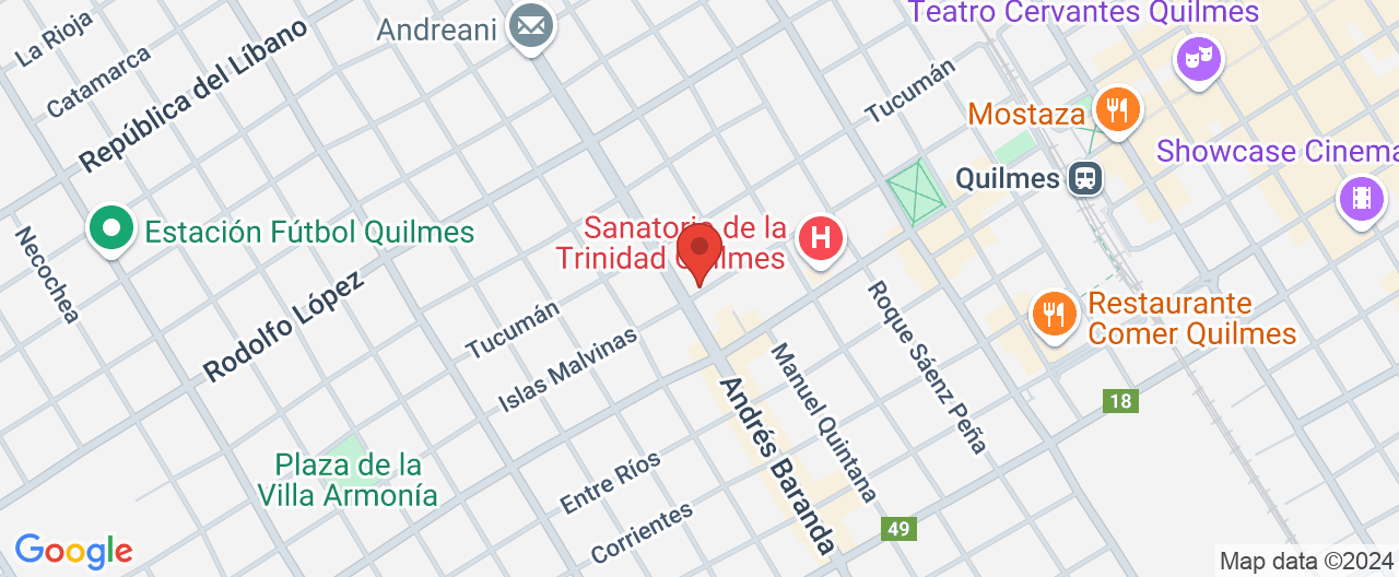 Mapa de la ubicación