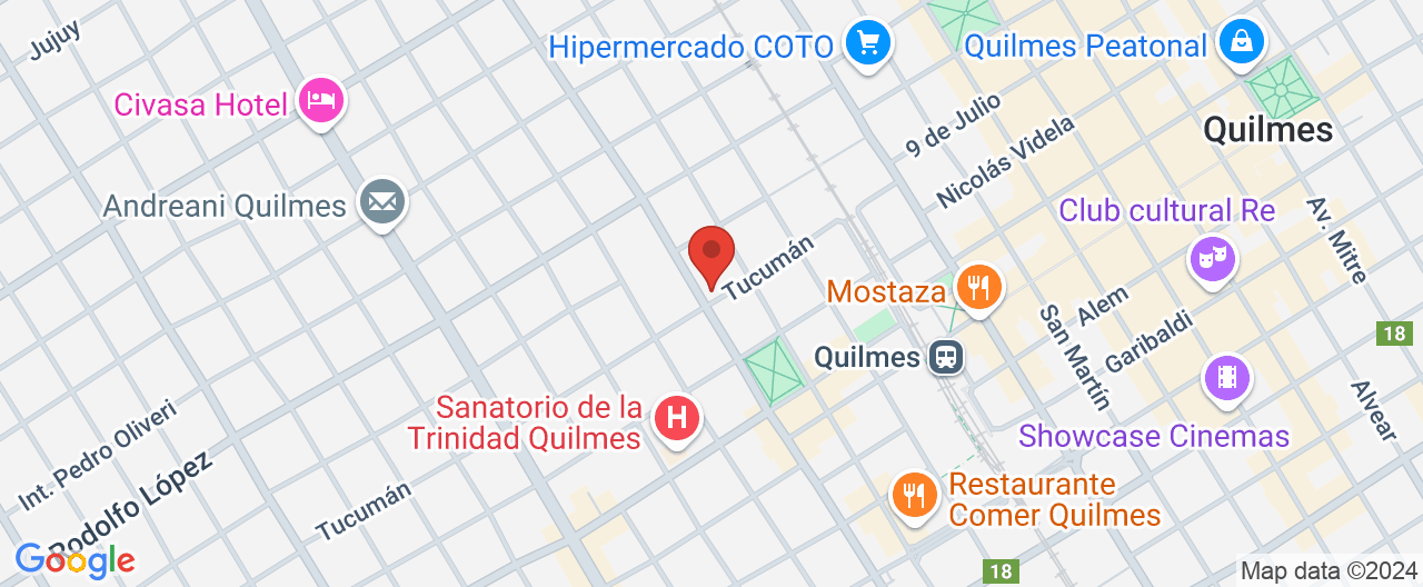 Mapa de la ubicación