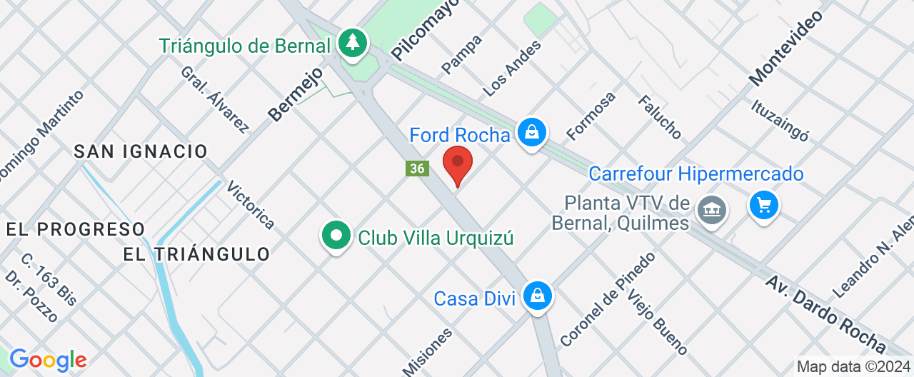 Mapa de la ubicación