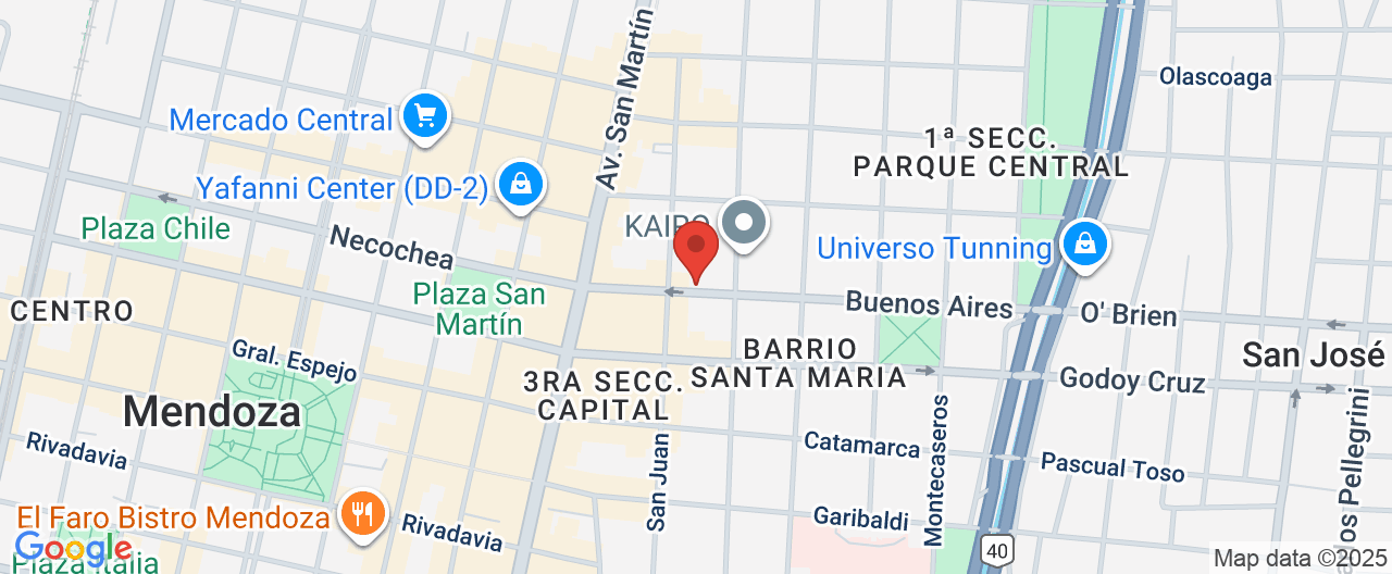 Mapa de la ubicación