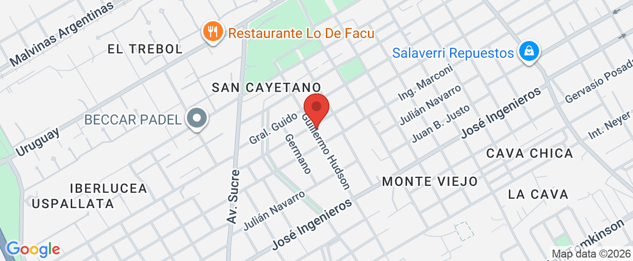 Mapa de la ubicación