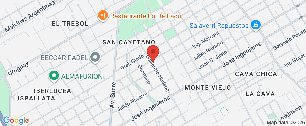 Mapa de la ubicación