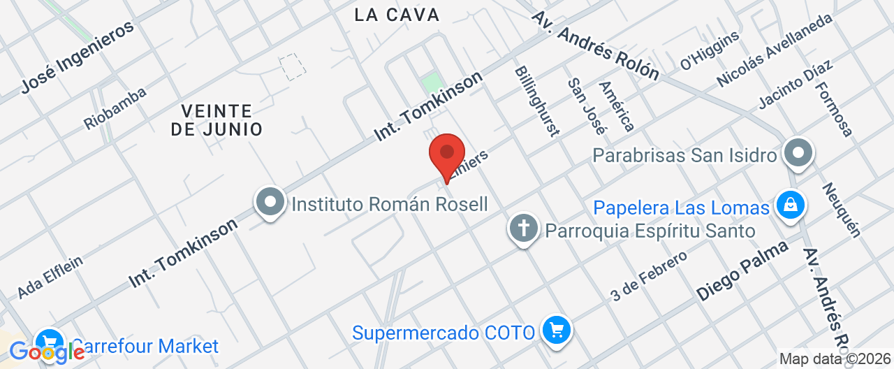 Mapa de la ubicación