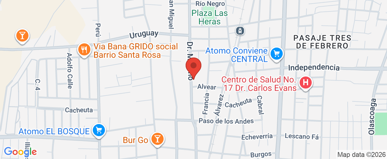 Mapa de la ubicación