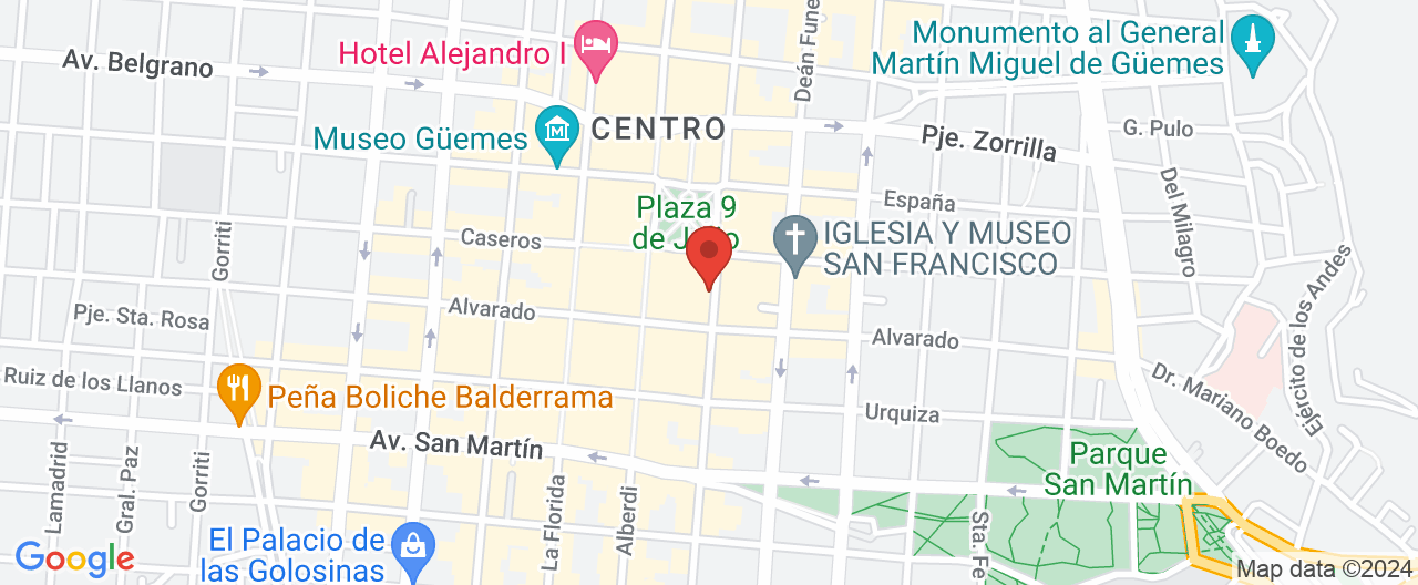 Mapa de la ubicación