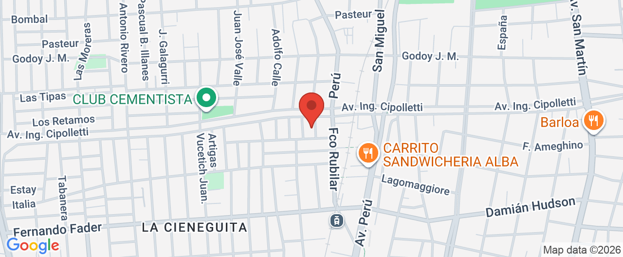 Mapa de la ubicación
