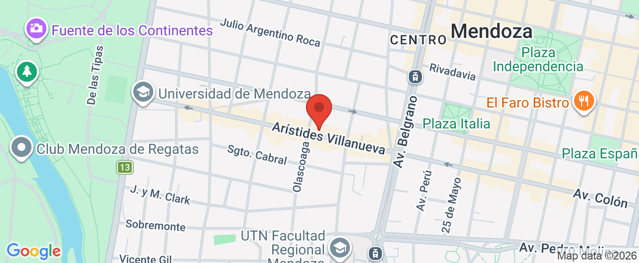 Mapa de la ubicación