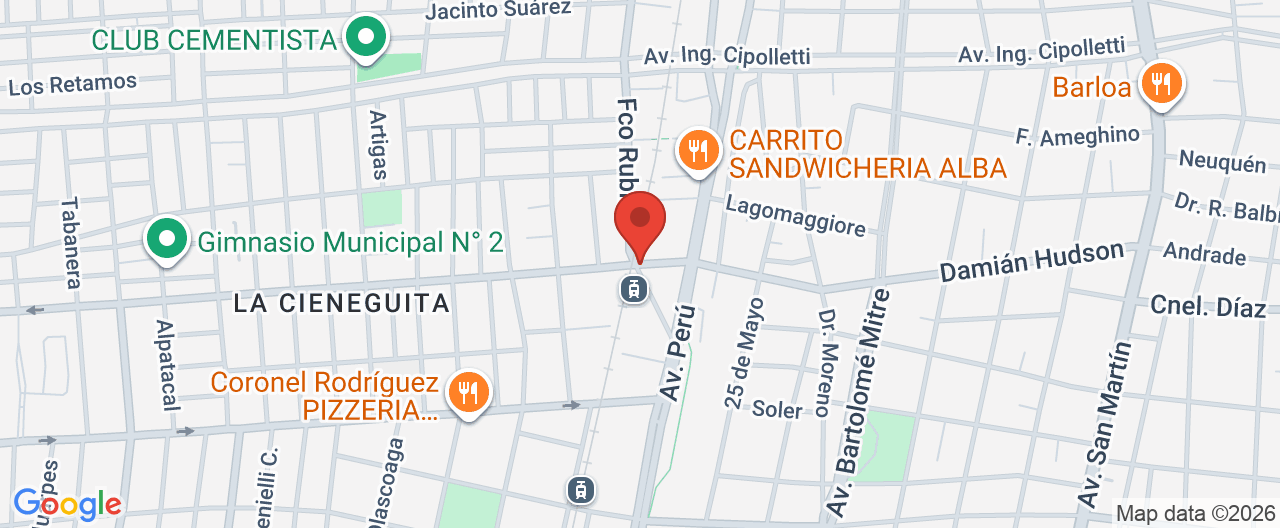 Mapa de la ubicación