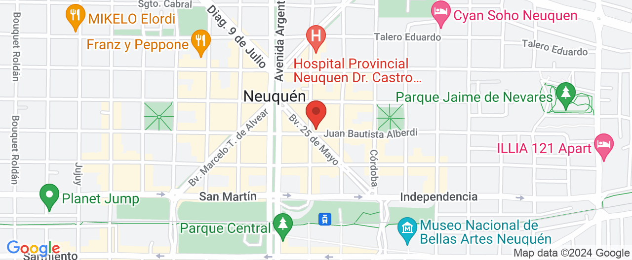 Mapa de la ubicación
