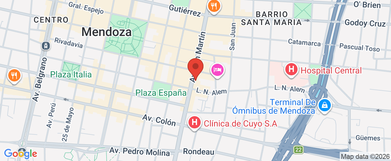 Mapa de la ubicación