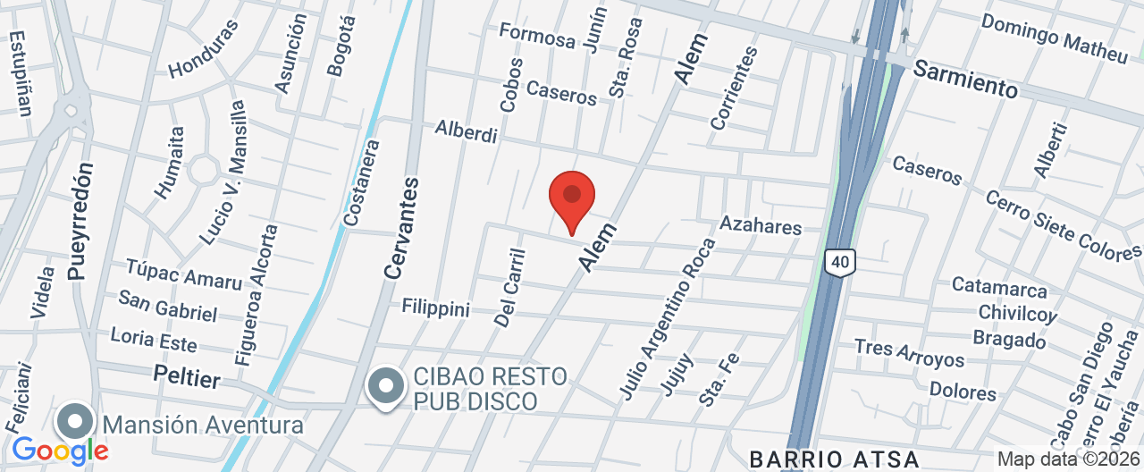 Mapa de la ubicación