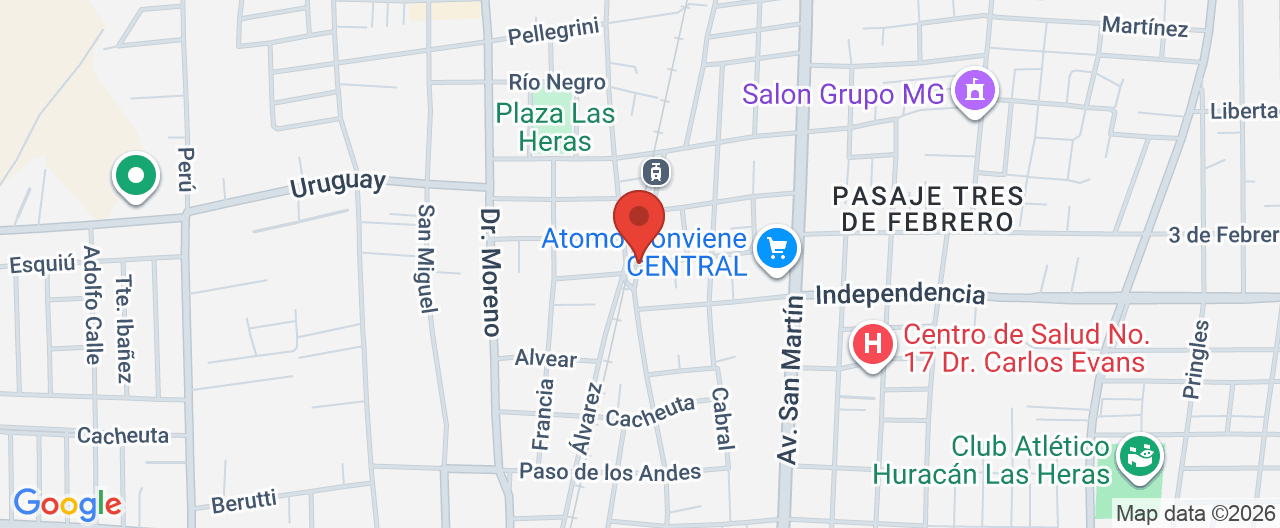 Mapa de la ubicación