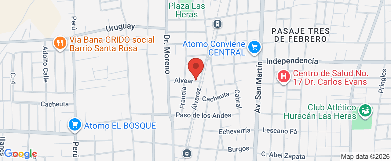 Mapa de la ubicación