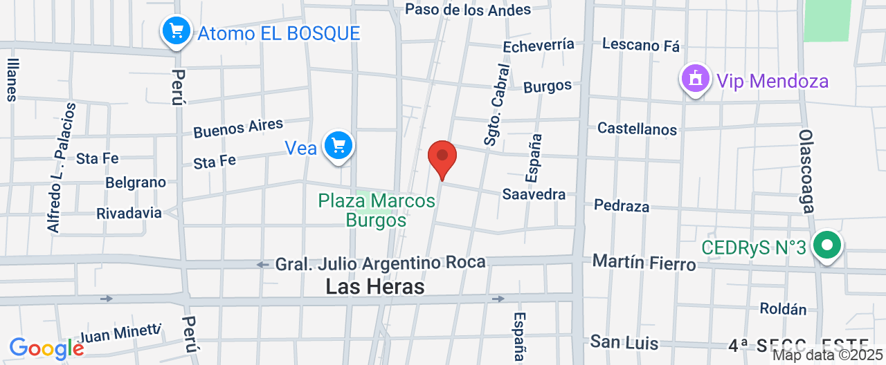 Mapa de la ubicación