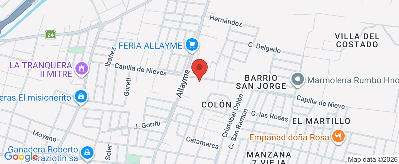 Mapa de la ubicación