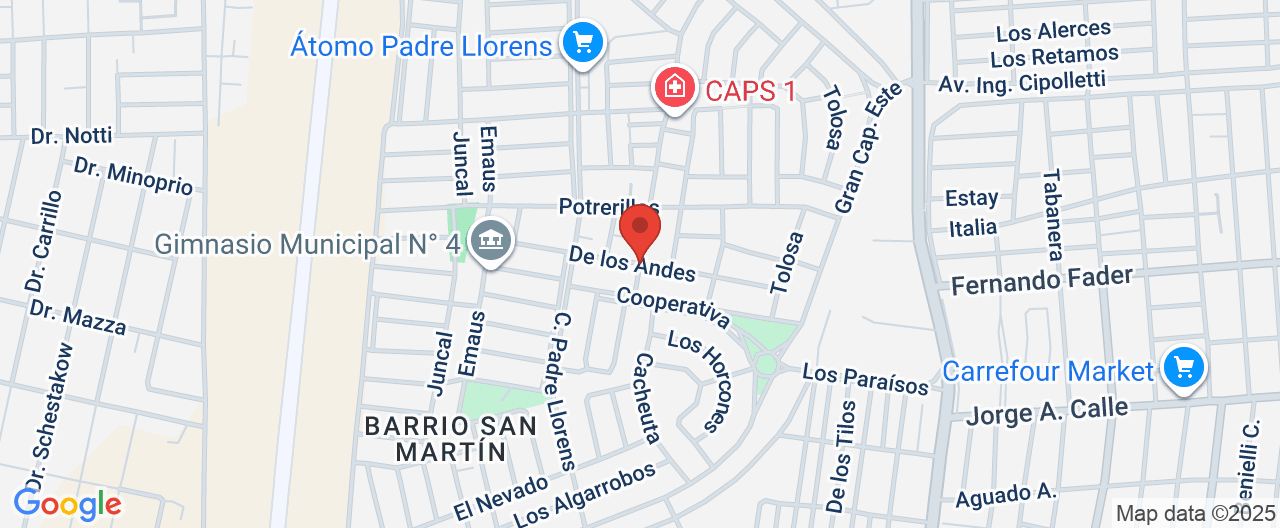 Mapa de la ubicación