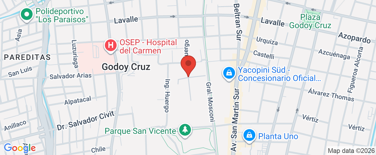 Mapa de la ubicación