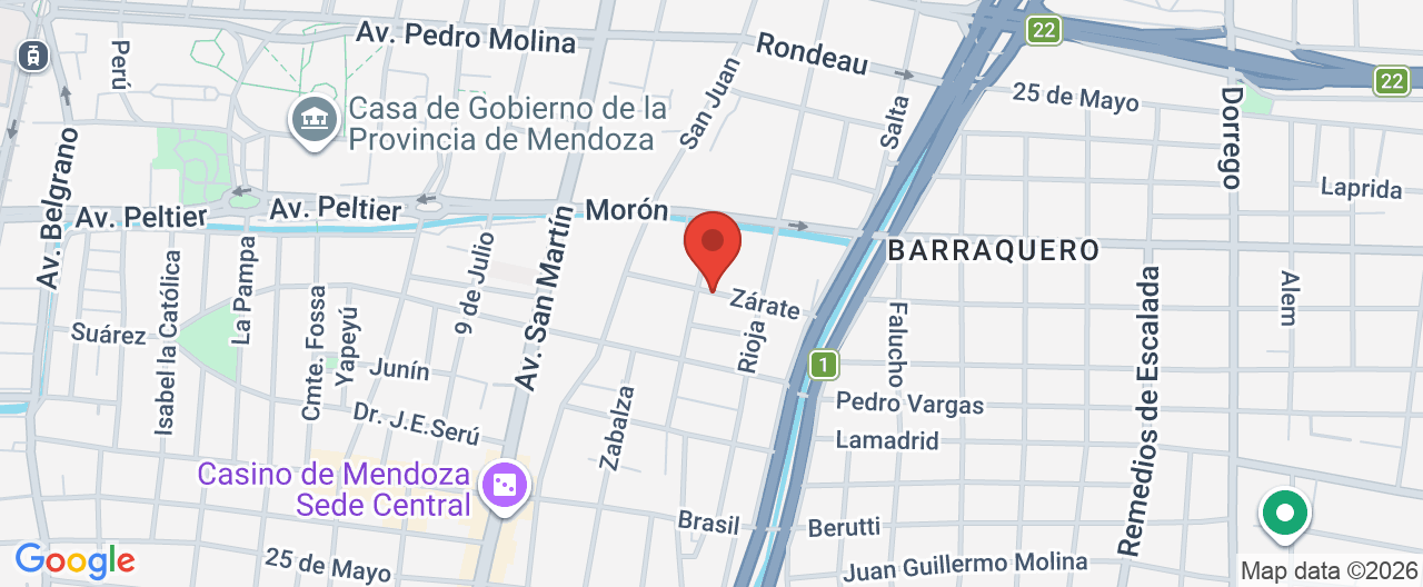 Mapa de la ubicación