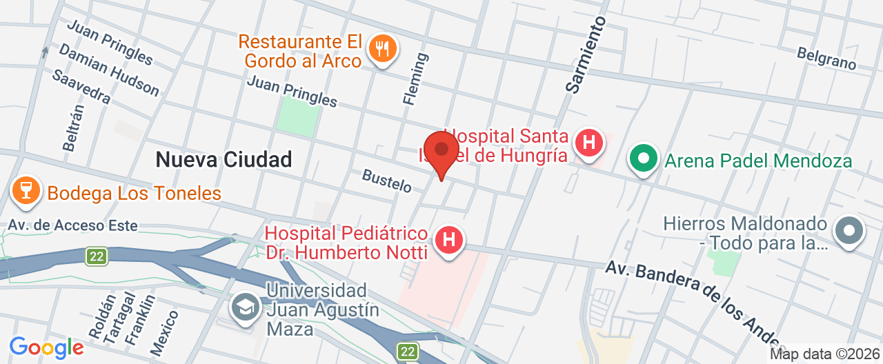 Mapa de la ubicación